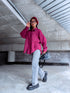 Krekls "COTTON" H8062 - BORDO
